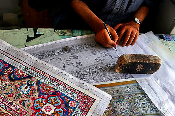 طرح ها و نقش های فرش ایران